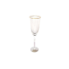 Gold Rimmed champagne Glasses