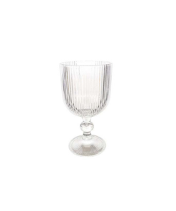 Ribbed Wine Glasses