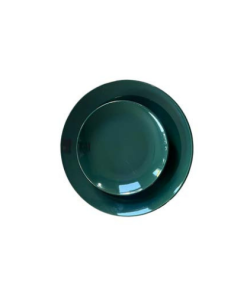 Olive Green Dinner Plates Set