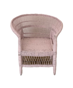 Pink Rattan Chairs