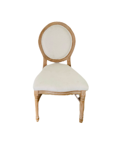 Wooden Padded Louis Chair