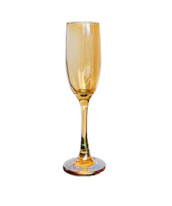 Amber champagne Glasses