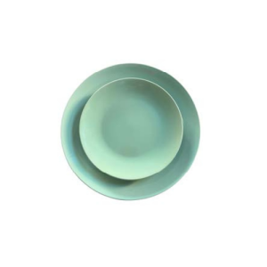 Tea Green Dinner Plates Set